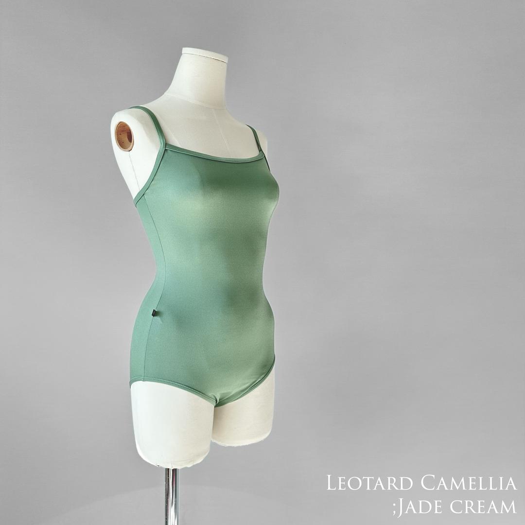 Leotard ; Camellia Jade cream