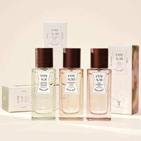 타입넘버 바디미스트 50ml 3종 택 1
