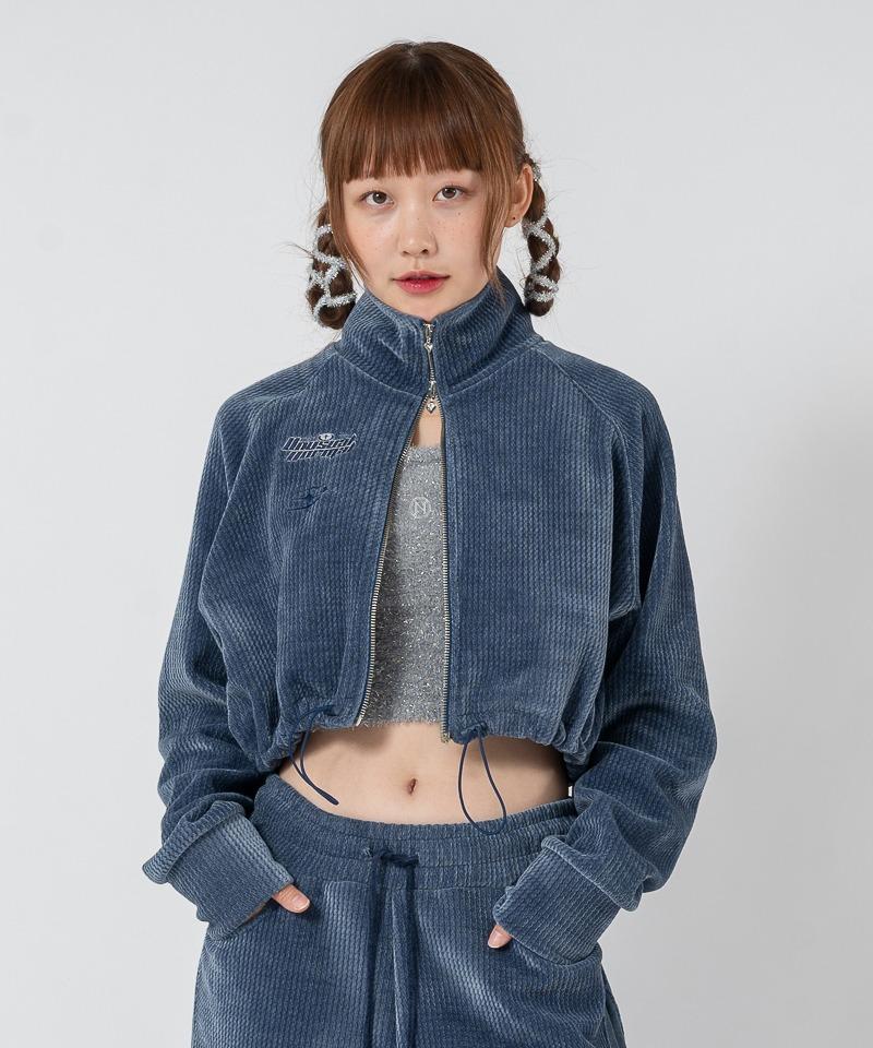 MARTIN VELVET WIDE  JACKET_NAVY