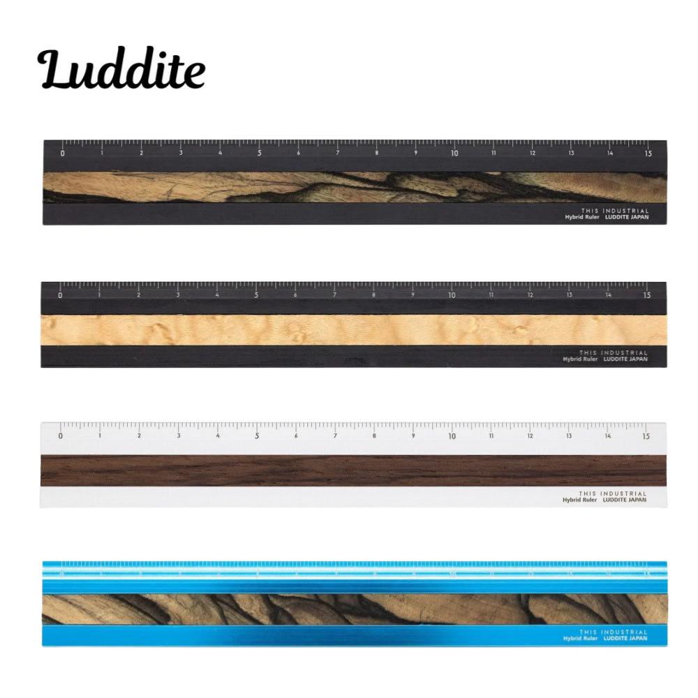 러다이트 하이브리드 파인우드 자 15cm 