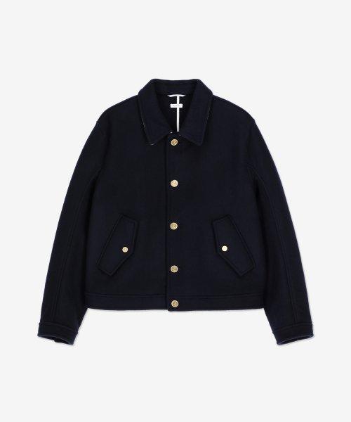 남성 RWB 스트라이프 셔츠 재킷 - 네이비 / MJO193A00898415