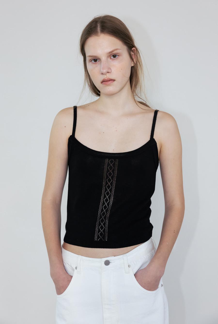 [H8 EXCLUSIVE] GLOVER KNIT TOP (BLACK)