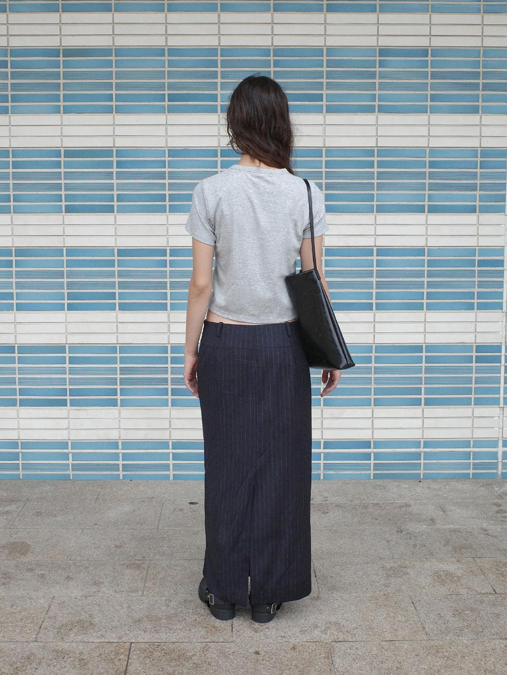 ORGANIC SILKET Lc MINI T-SHIRT_MELANGE GREY
