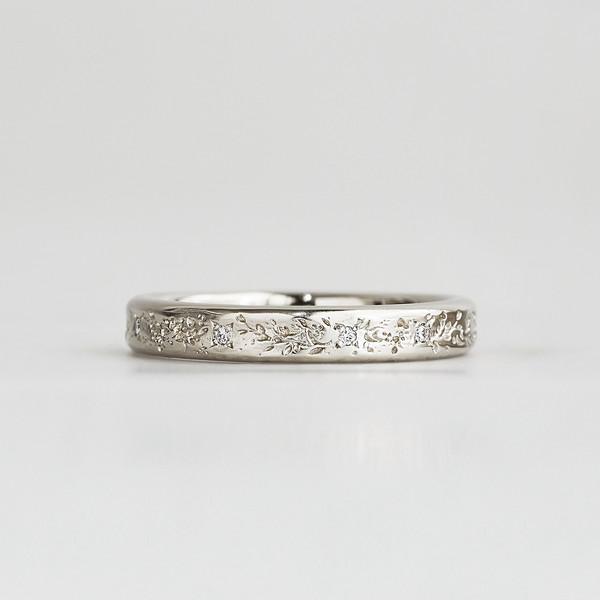 Wildflower Garden 웨딩밴드 - for Women