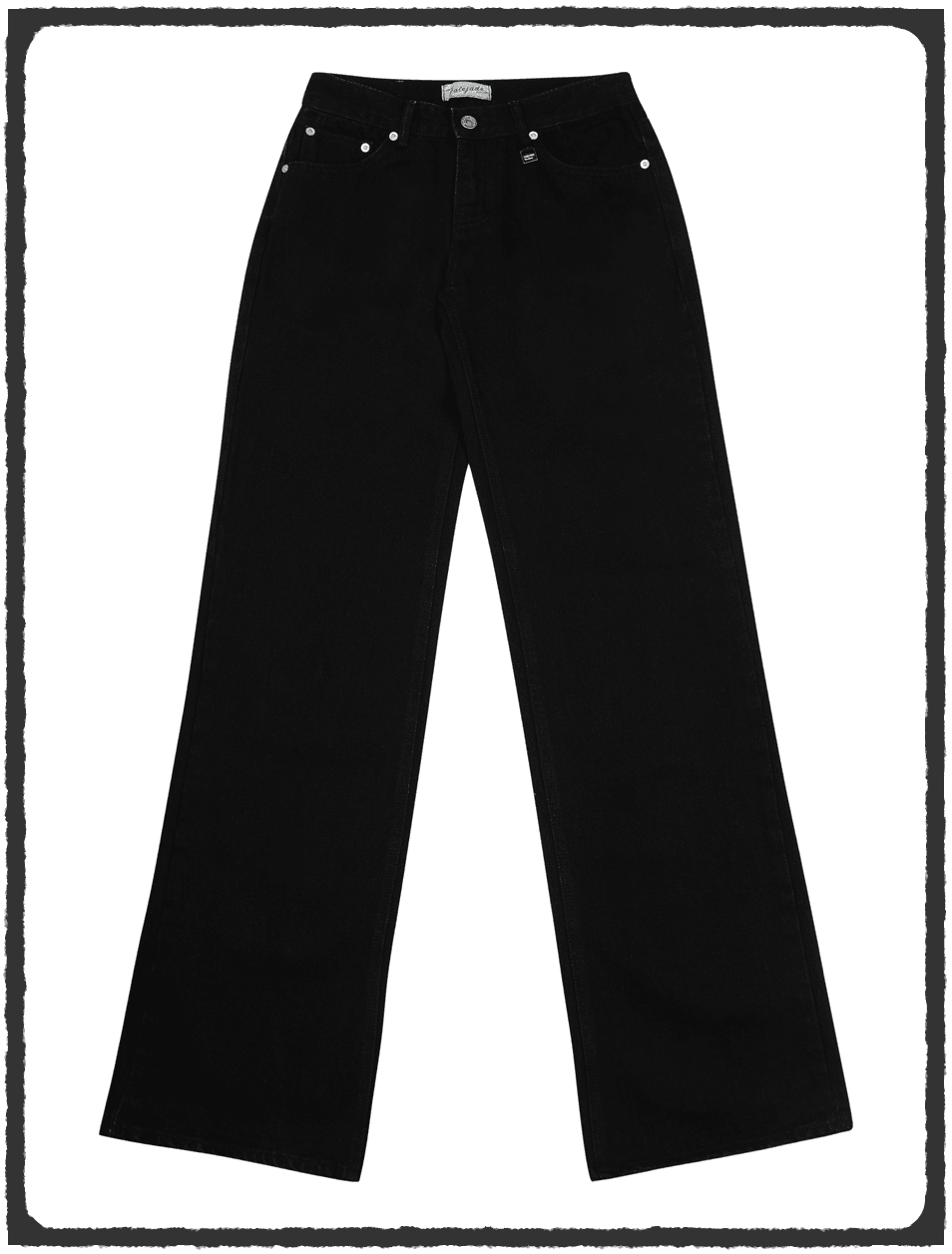 Real Low-Rise Vintage Jean - Cotton Black