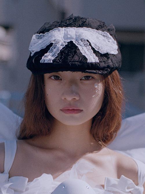 YUME FLAT CAP IN MONO