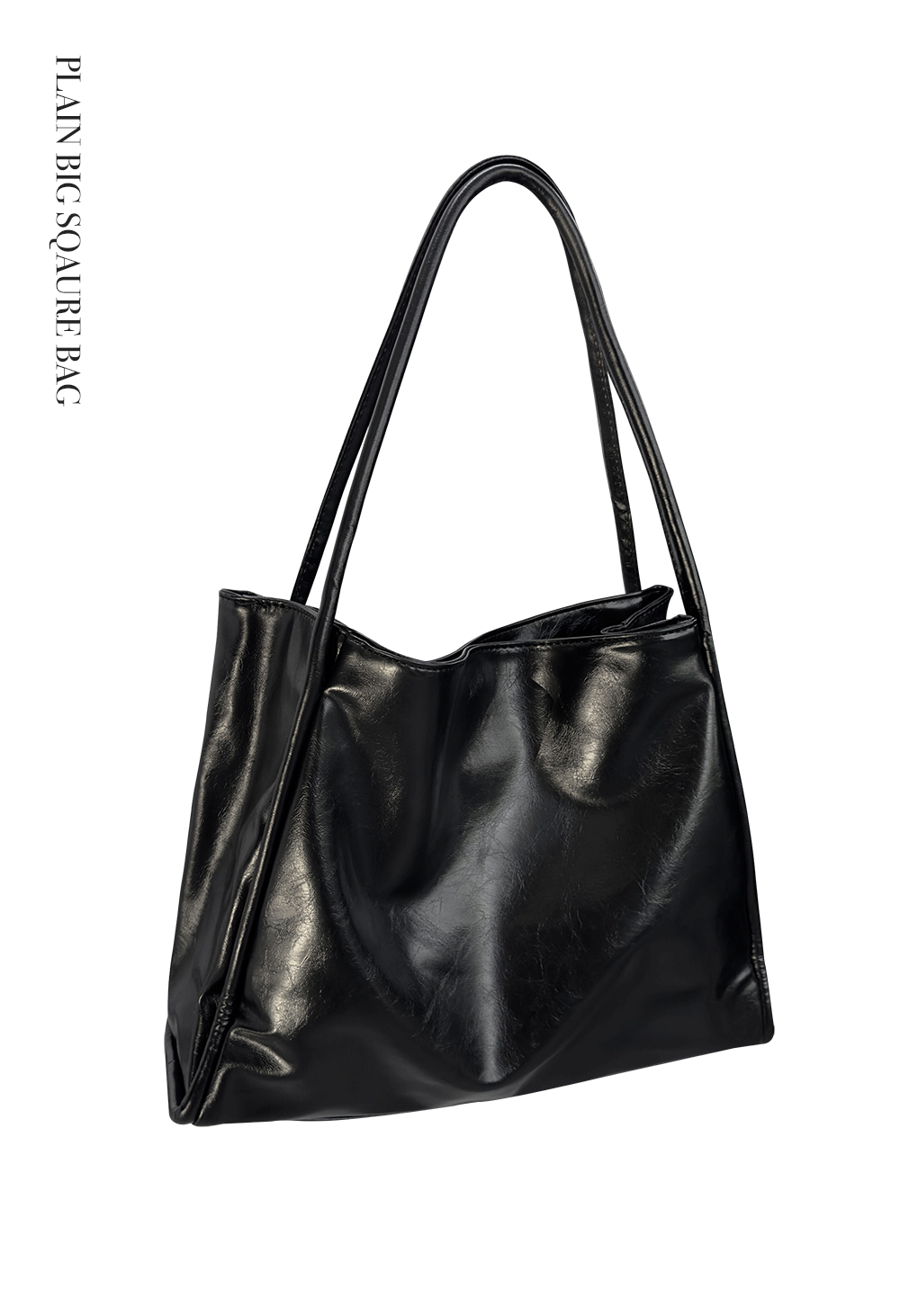 plain big square bag