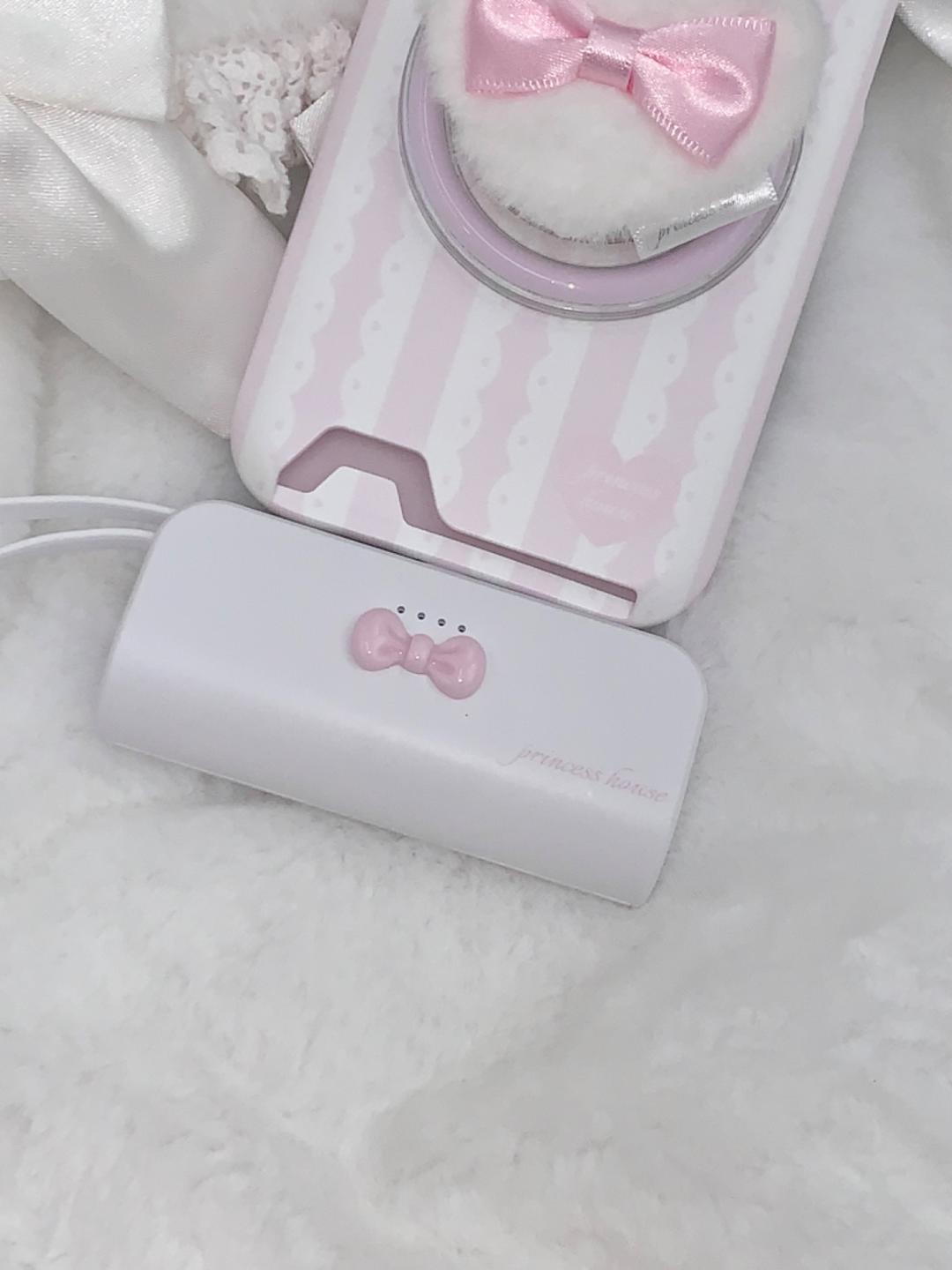cute ribbon portable charger