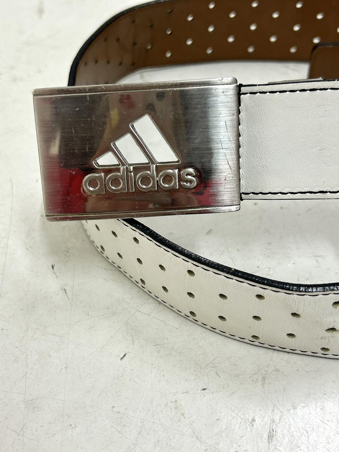 Adidas Perforated Leather Buckle Belt