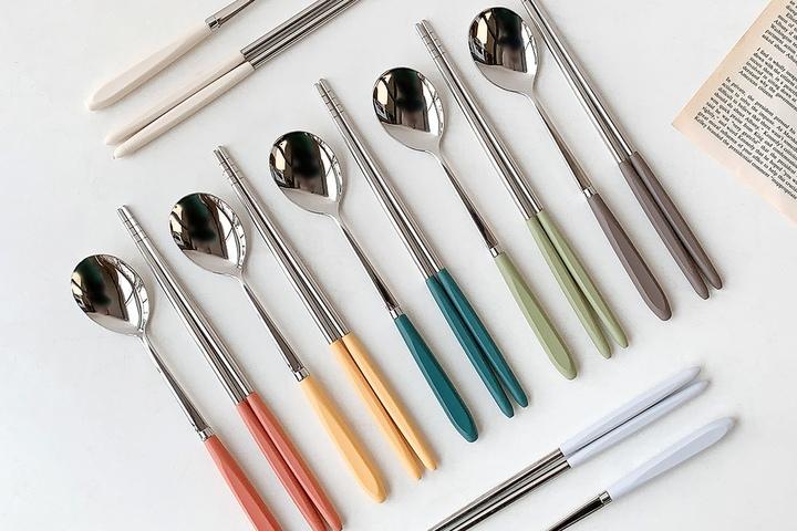 마카롱 수저 4인세트 - 7 colors