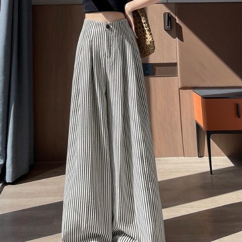 스트라이프  와이드핏 여름여행지룩 케스린여름팬츠