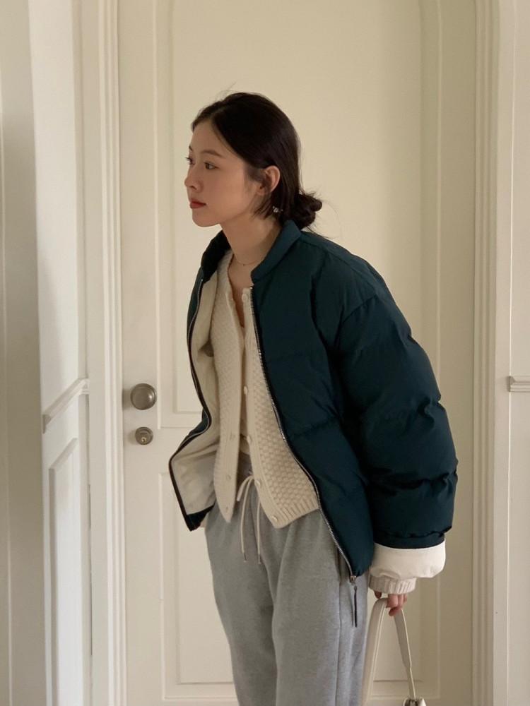 [SALE] 베르가못 밀러 다운 패딩 오리털 숏 점퍼