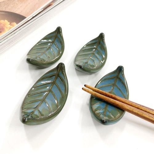 나뭇잎 젓가락 받침 4p set