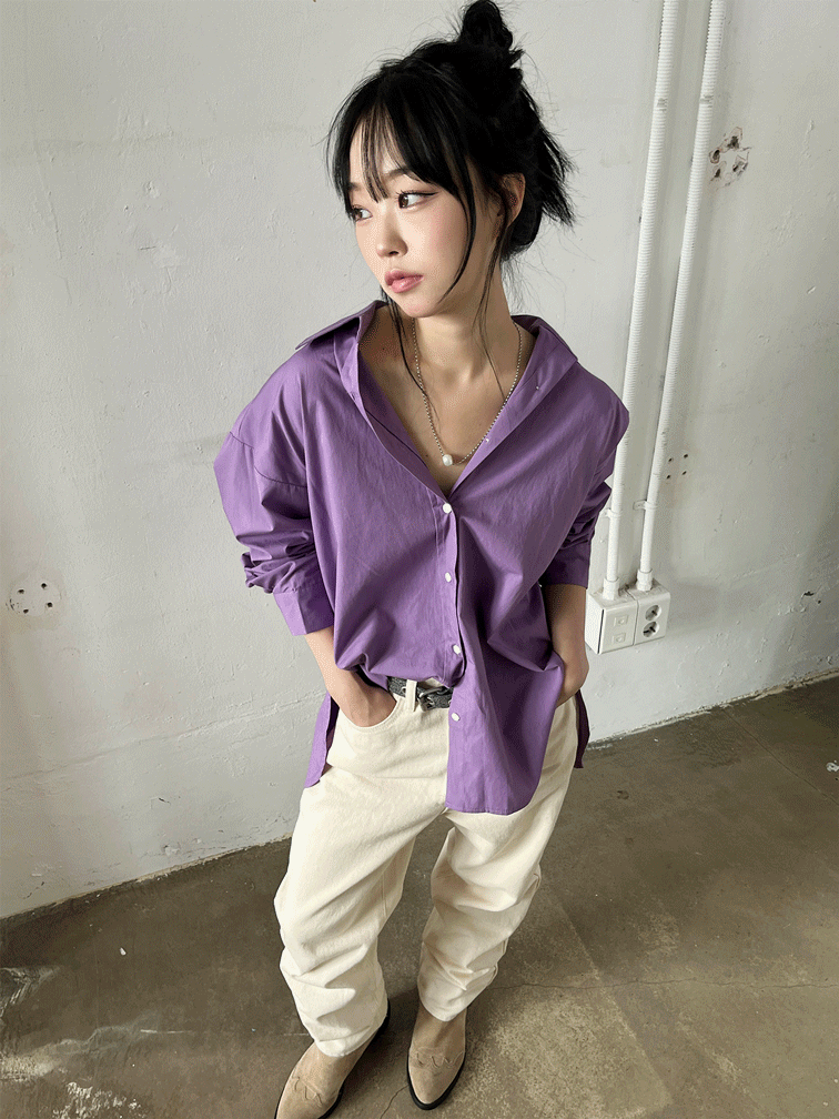 plain 4 color round shirts