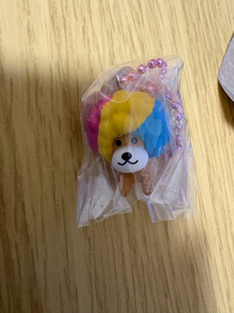 サンエックスユニバース アフロ犬 チャーム(顔2ヶ所)