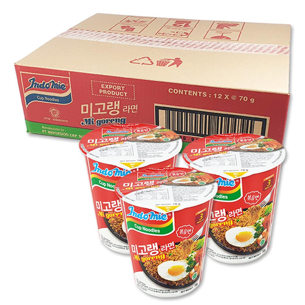 미고랭 컵라면 70g x12개(1박스)