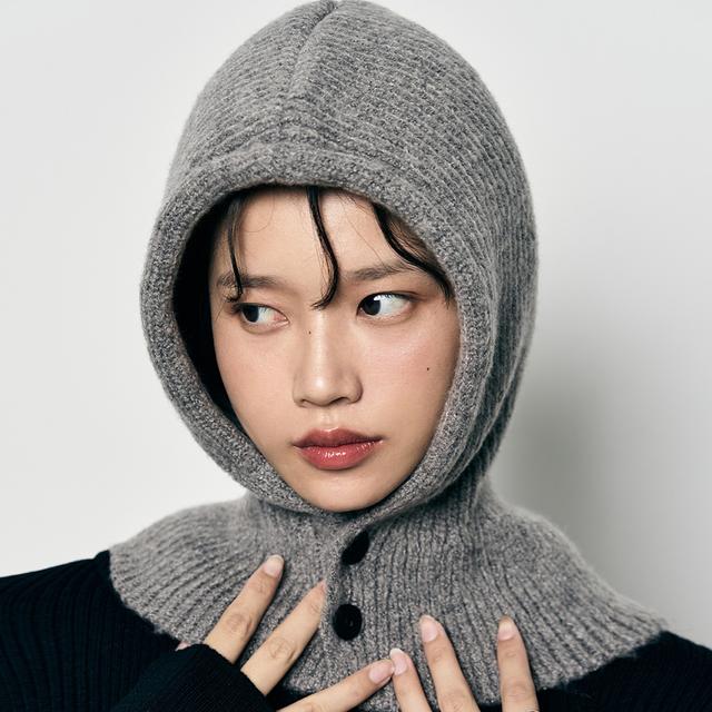 릴렉시드 니트 바라클라바 [CLOUD GREY]