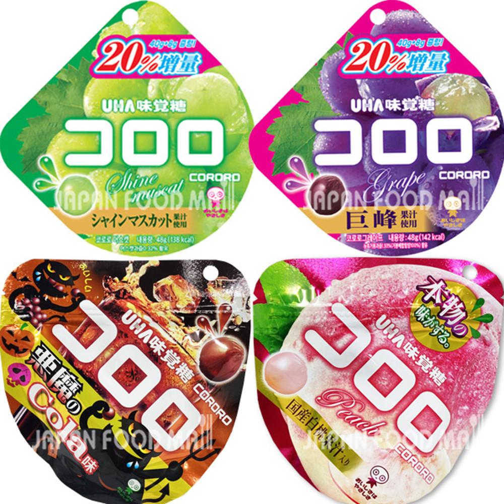 코로로 젤리 48g 모음 / 포도 청포도 복숭아 콜라 일본젤리