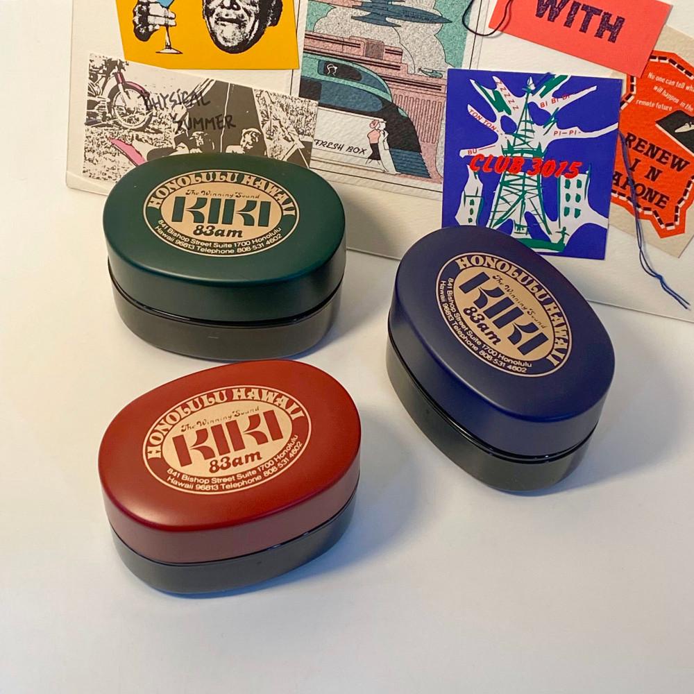 KIKI 레트로 2단 도시락 미니 찬합 - 3color