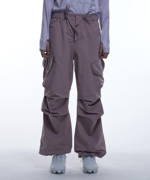 WING FLAP PARACHUTE PANTS [PINK]