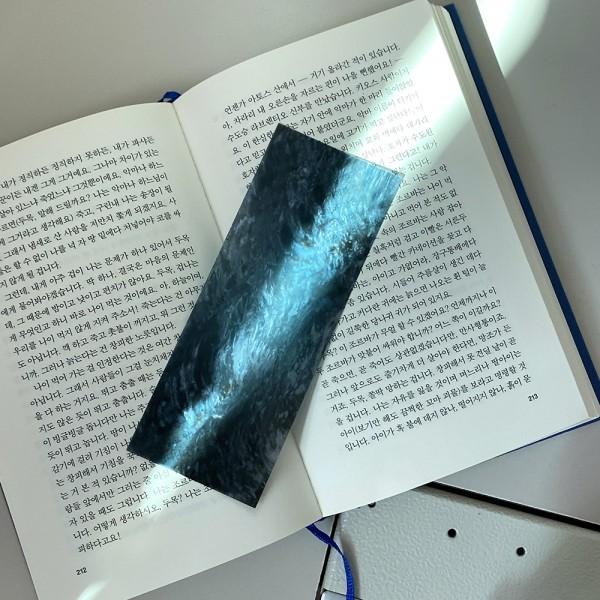 FLOW BOOKMARK 물의 형상 반투명 책갈피 북마크