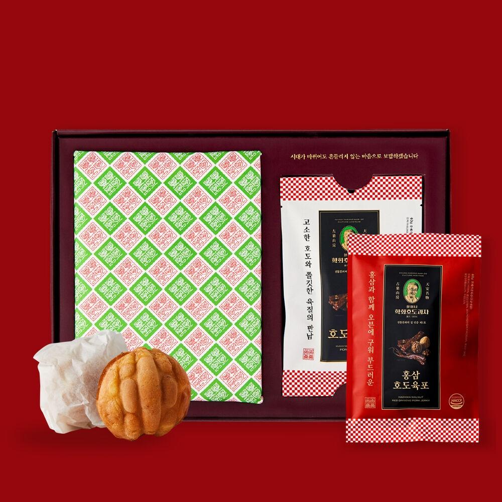 학화 호도과자&육포 선물세트