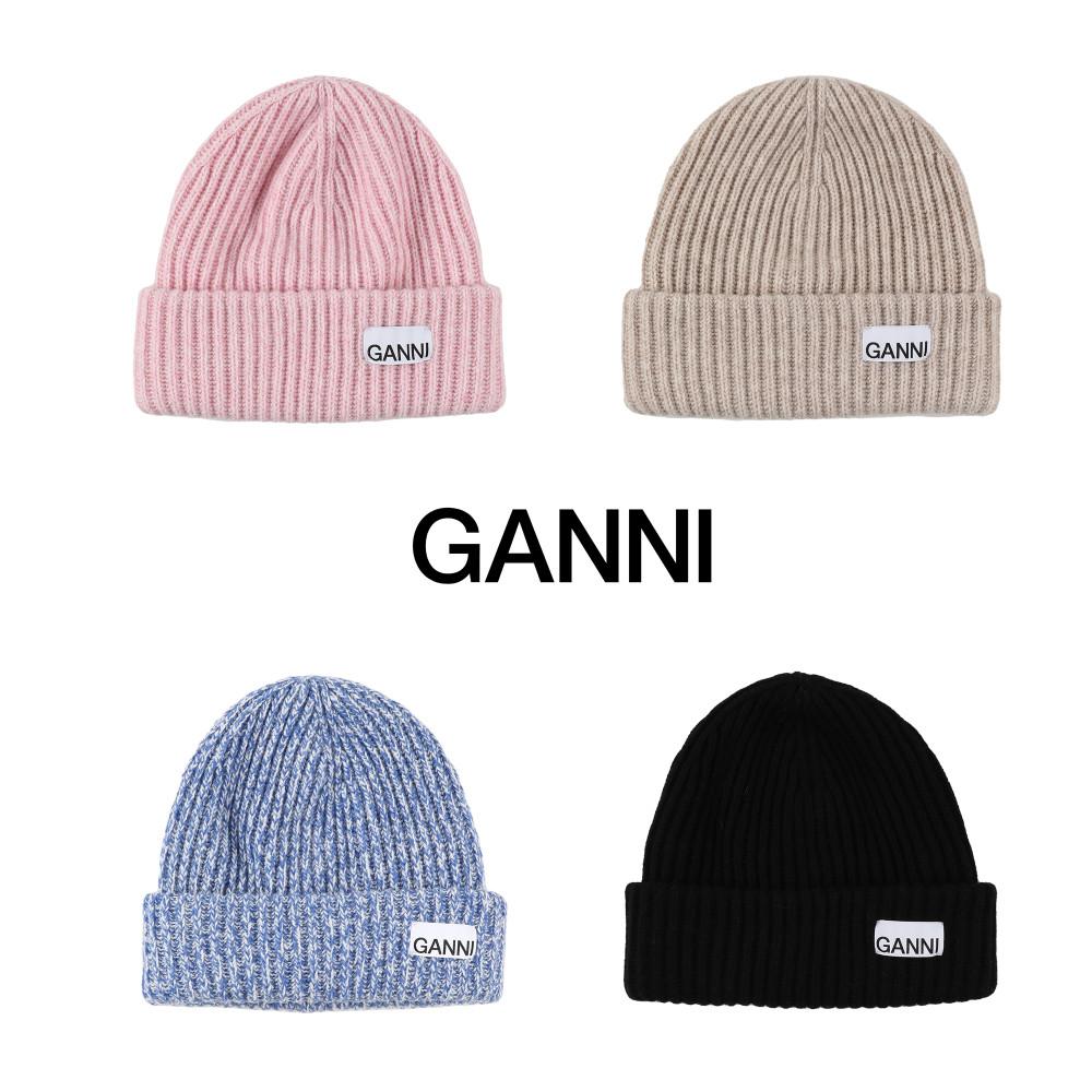 22FW GANNI 가니 로고 비니 5종