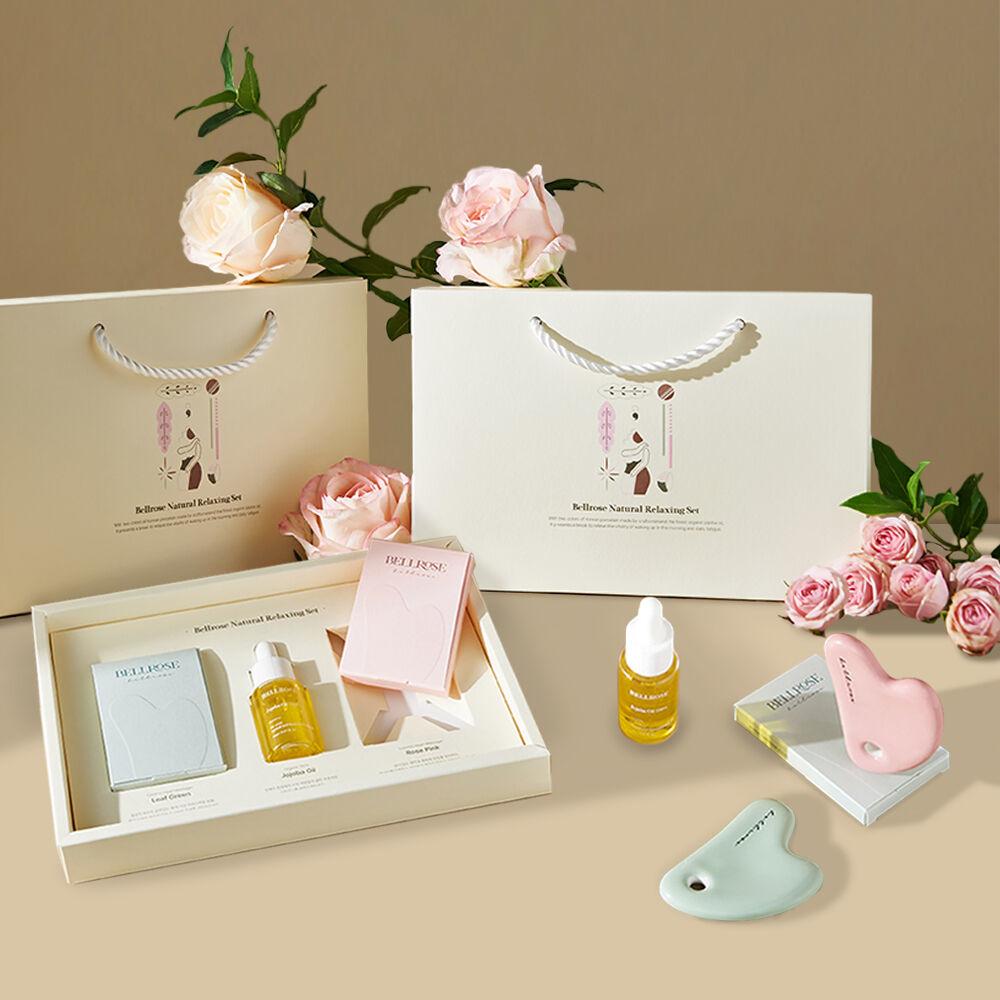 [선물세트] 벨로즈 내츄럴 릴렉싱 괄사 오일 세트