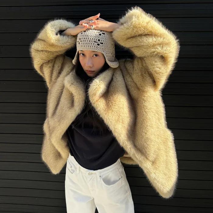 [9차] Bush Fur Jacket_Ash Yellow