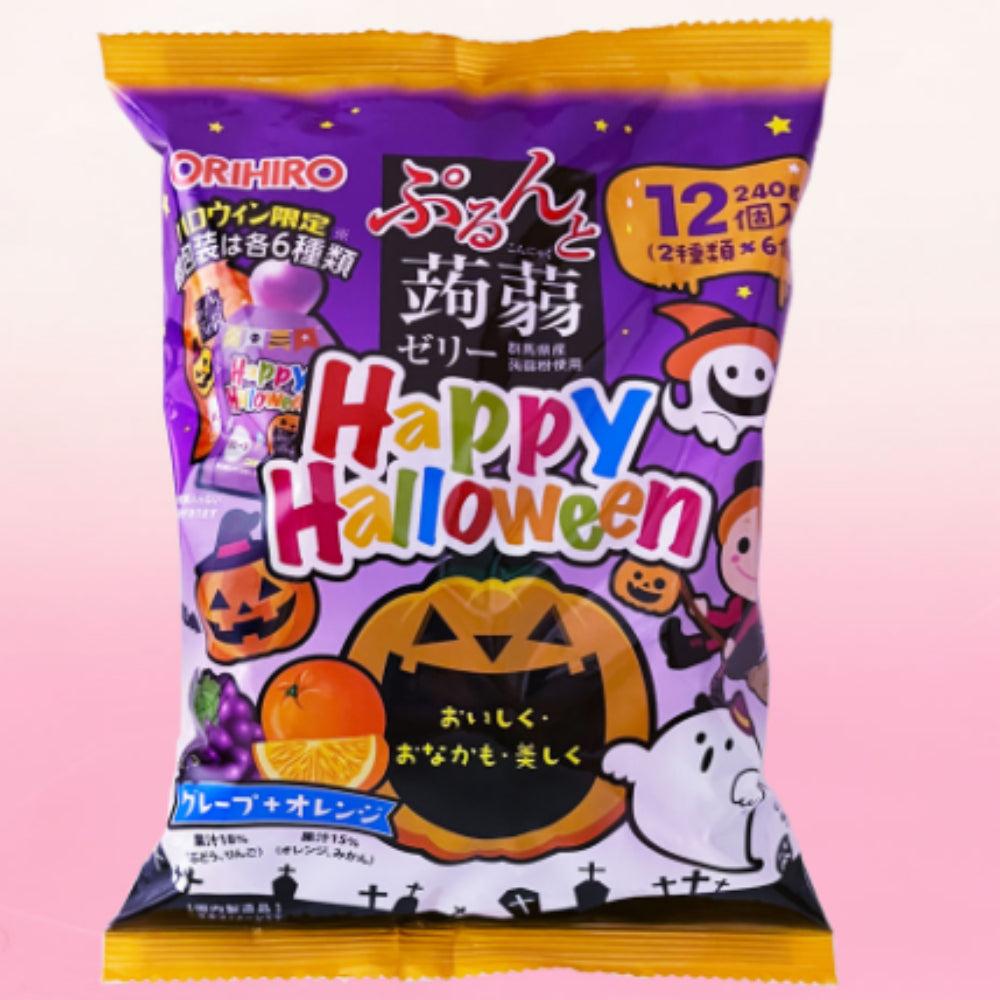 일본 오리히로 곤약젤리 총 22종 택1 - NEW 할로윈 포도+오렌지 12개입