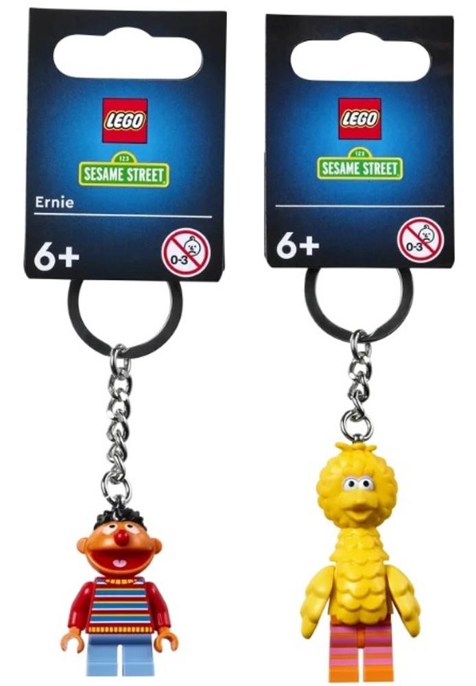 레고 세서미 스트리트 SESAME STREET 열쇠고리 키링 854195 어니, 854194 빅 버드