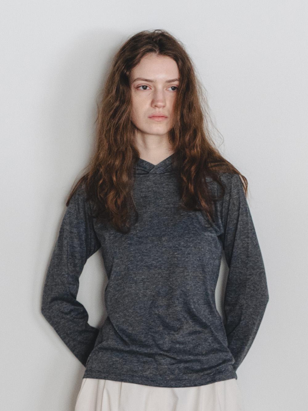 [new] Layered Hoodie - Charcoal