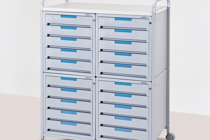 서류 정리함 문서 보관함 사무용품정리 프라노-2 이동형 서류함 20단