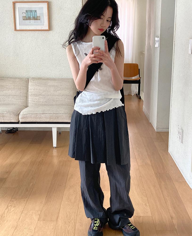 메이비베이비 Figure Skirt Pants (3colors)