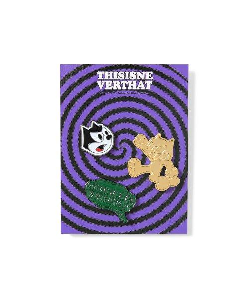 Felix the Cat Pin Set Multi