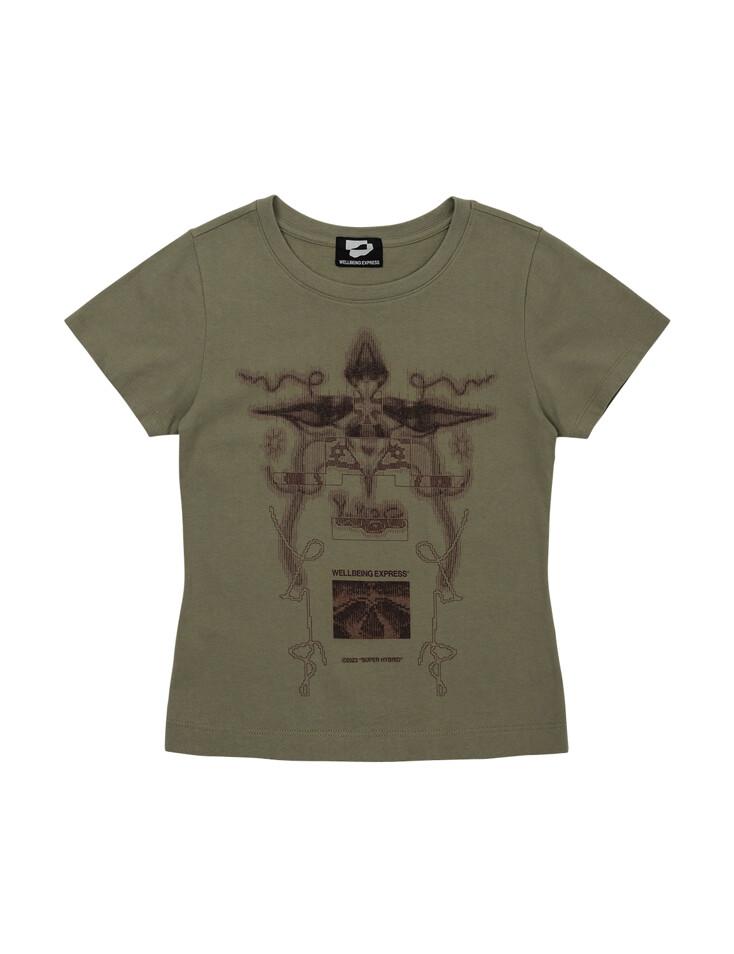 Digital Tattoo Tee Renewal Khaki