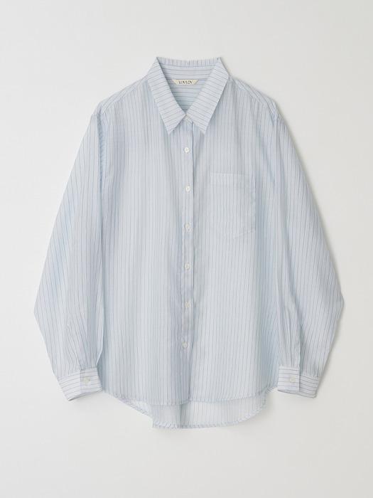 [W컨셉 단독][3rd reorder] AIRY STRIPE SHIRT