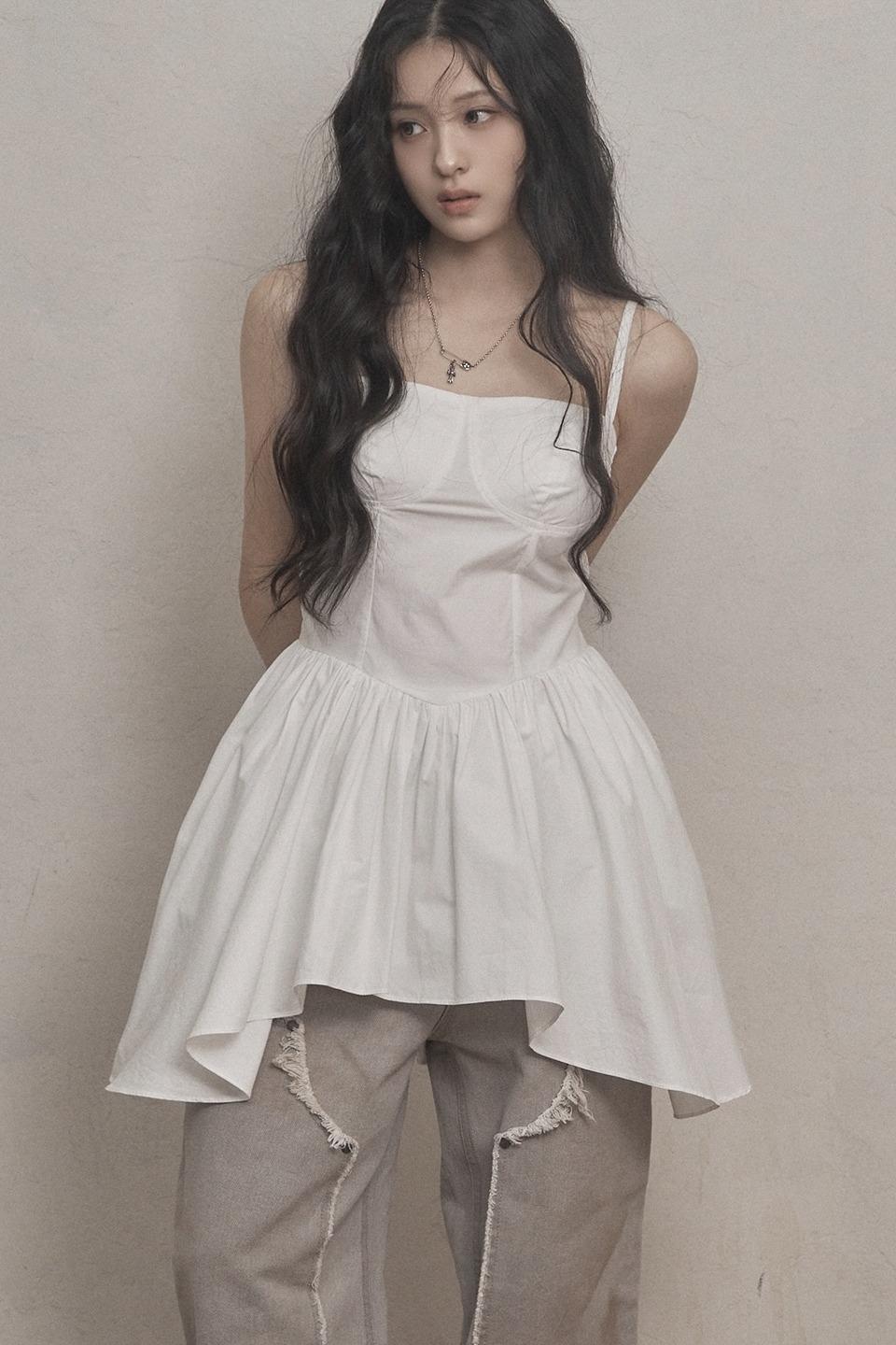 Flare Layered Mini Dress