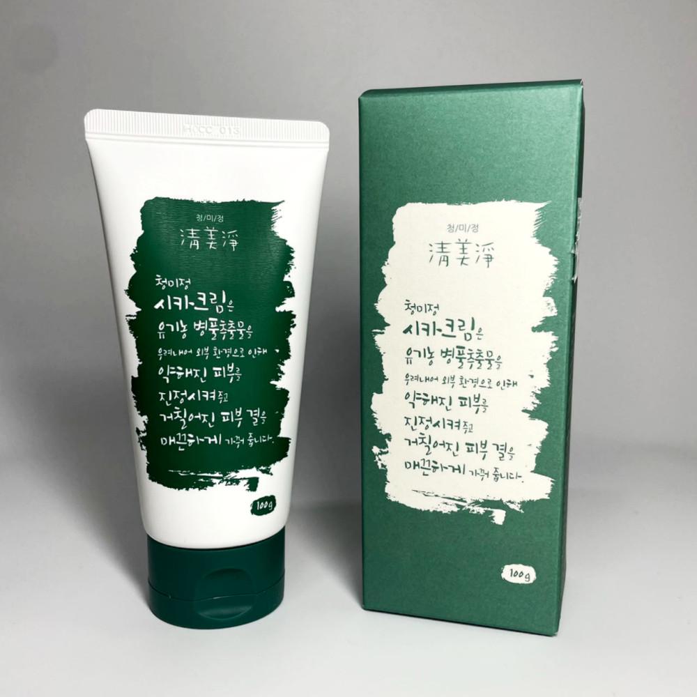 청미정 아데노신 시카크림 수분크림 진정크림 100g