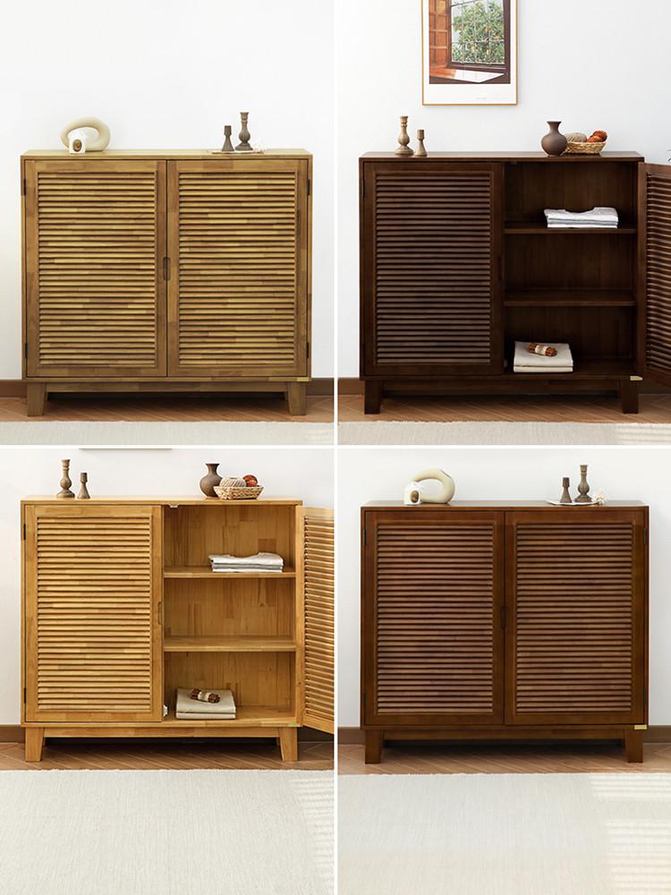 [연말 감사제] 바네스데코 거실 침실 다용도 루바 원목 수납장 옷장 1200 4컬러