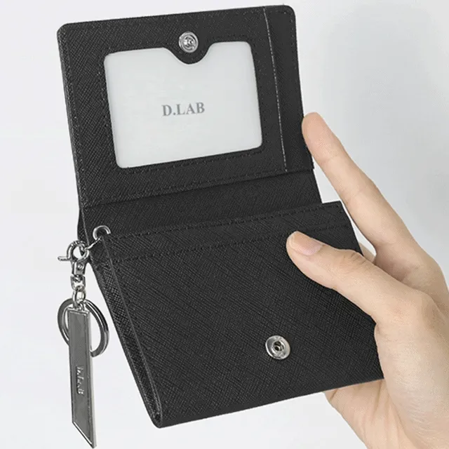 D.LAB클레르 반지갑 [레이저 각인 바 키링 증정] - 4color