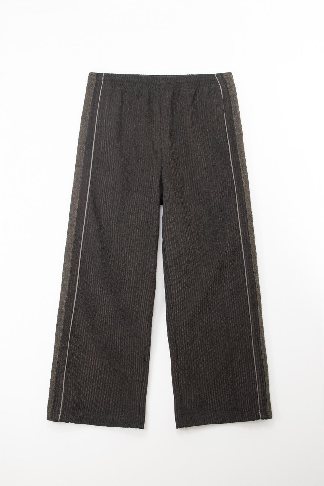 Knit Layer Track Pants_____mixed brown
