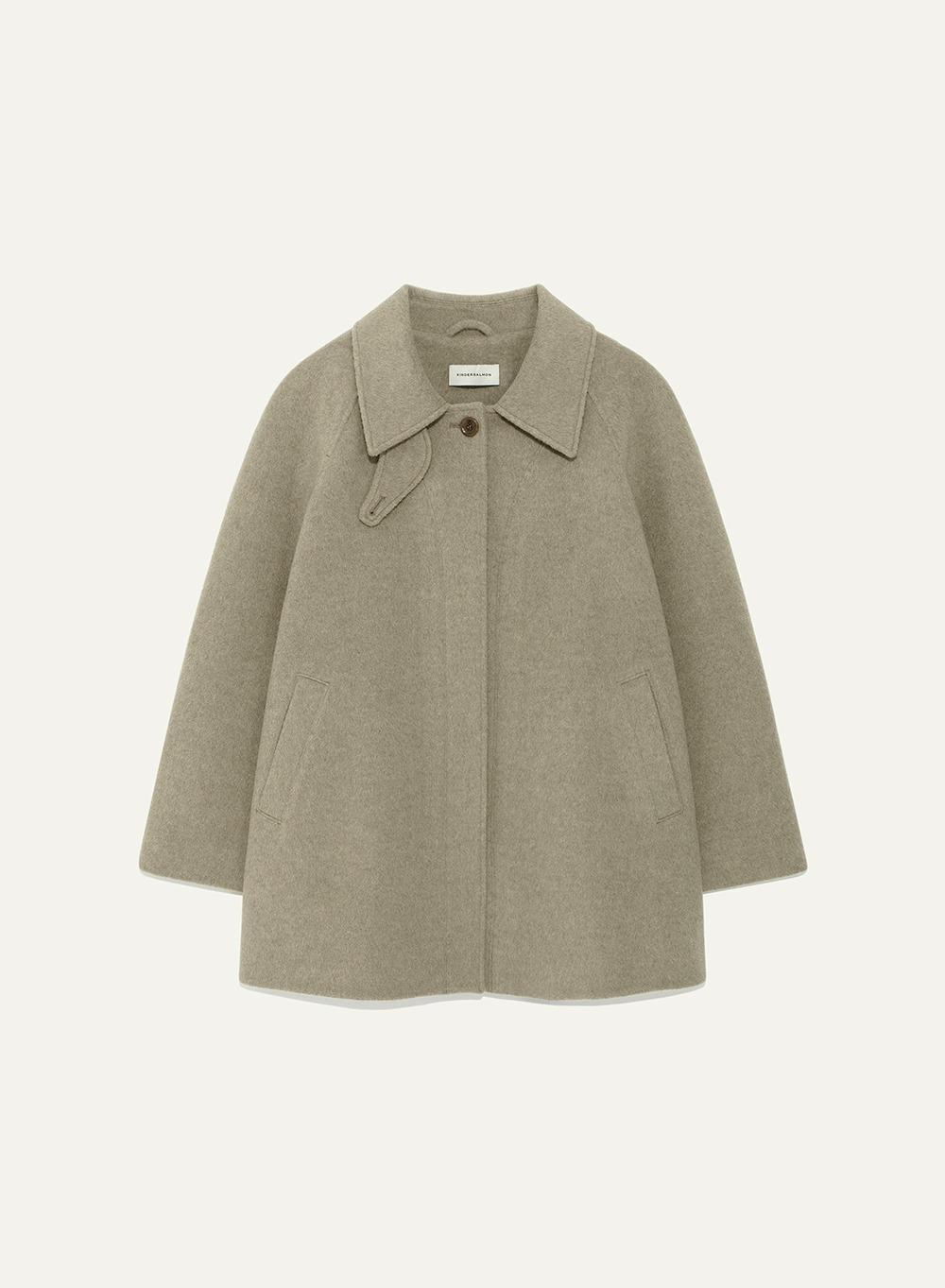 Cassia Half Coat Sage Olive