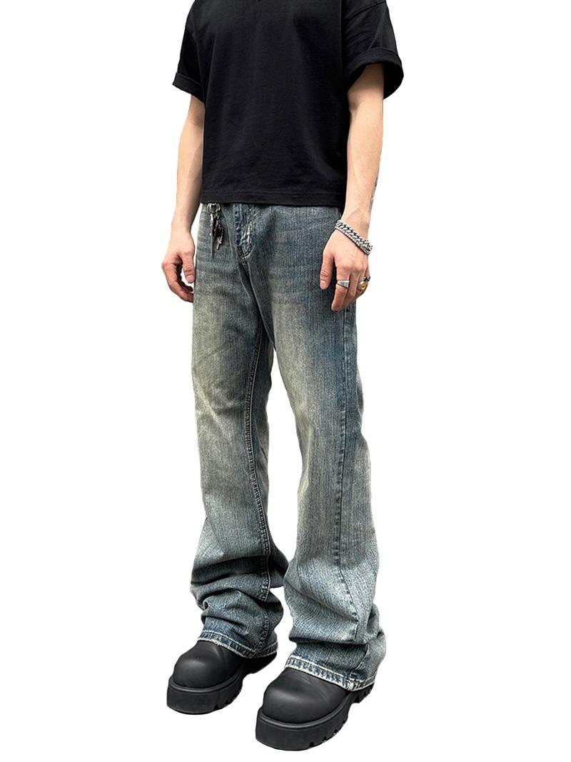 Wrinkle Washing Denim Pants