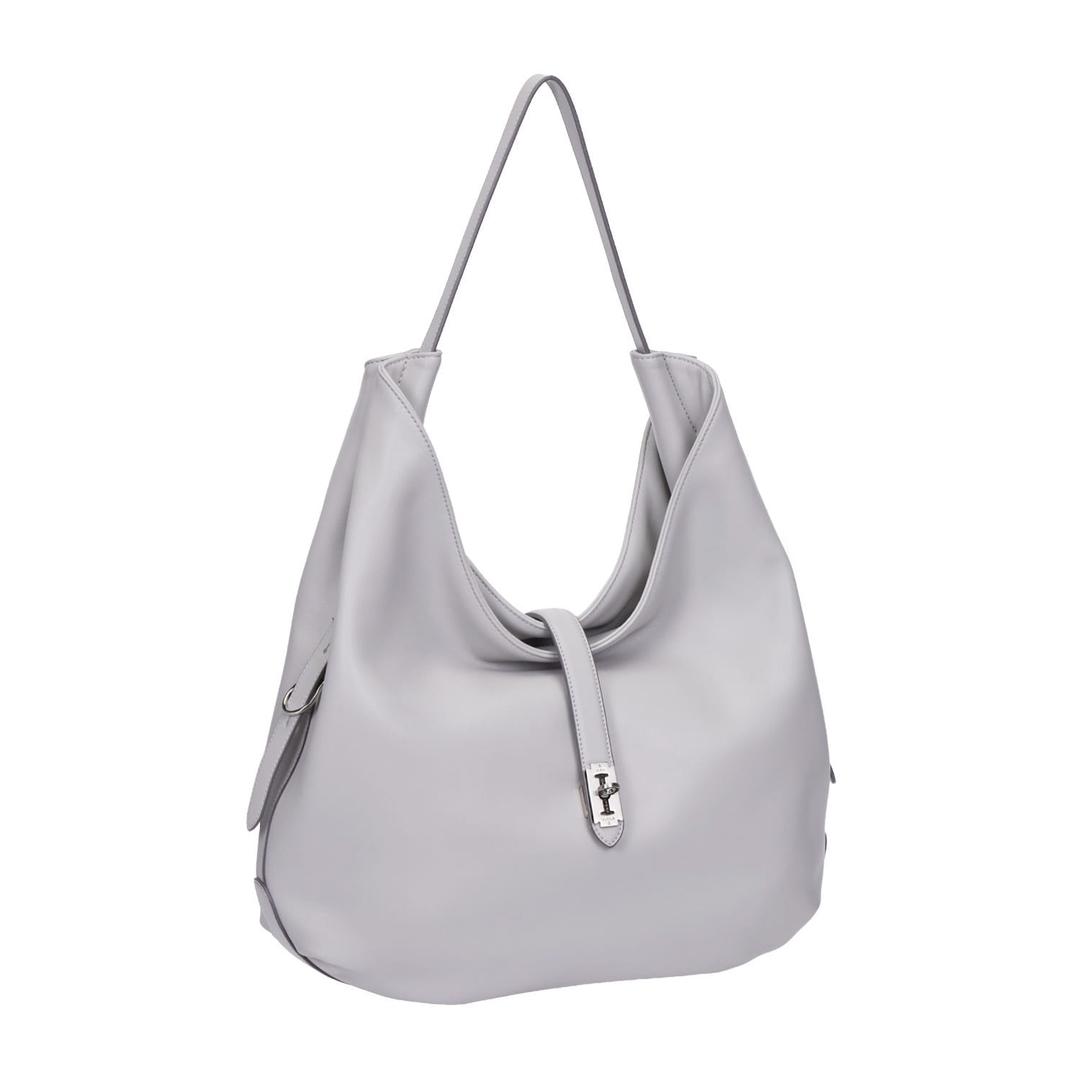Hey City Leather Hobo M (헤이 시티 레더 호보 미듐) City Grey
