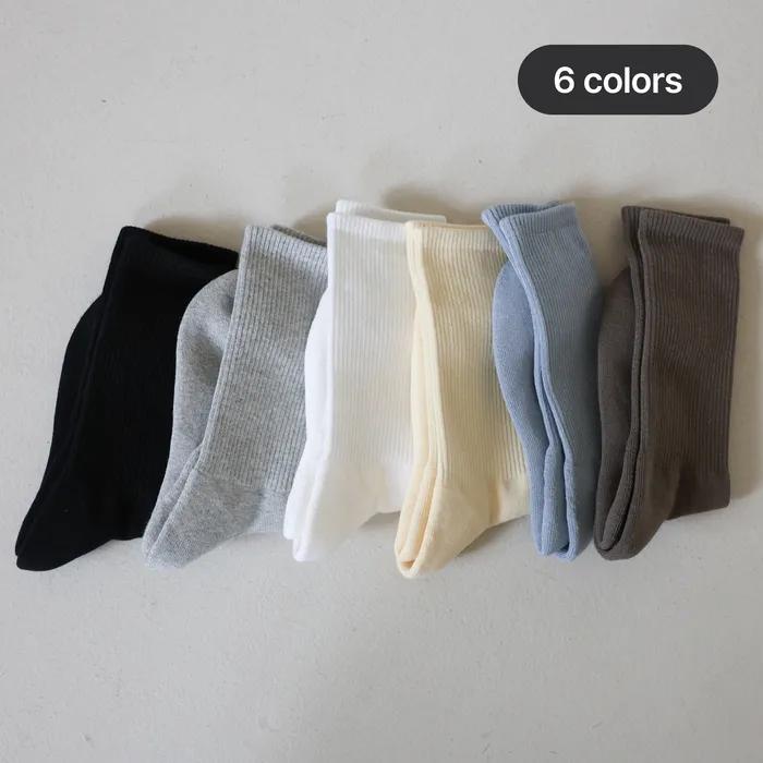 daily crew socks (6colors)