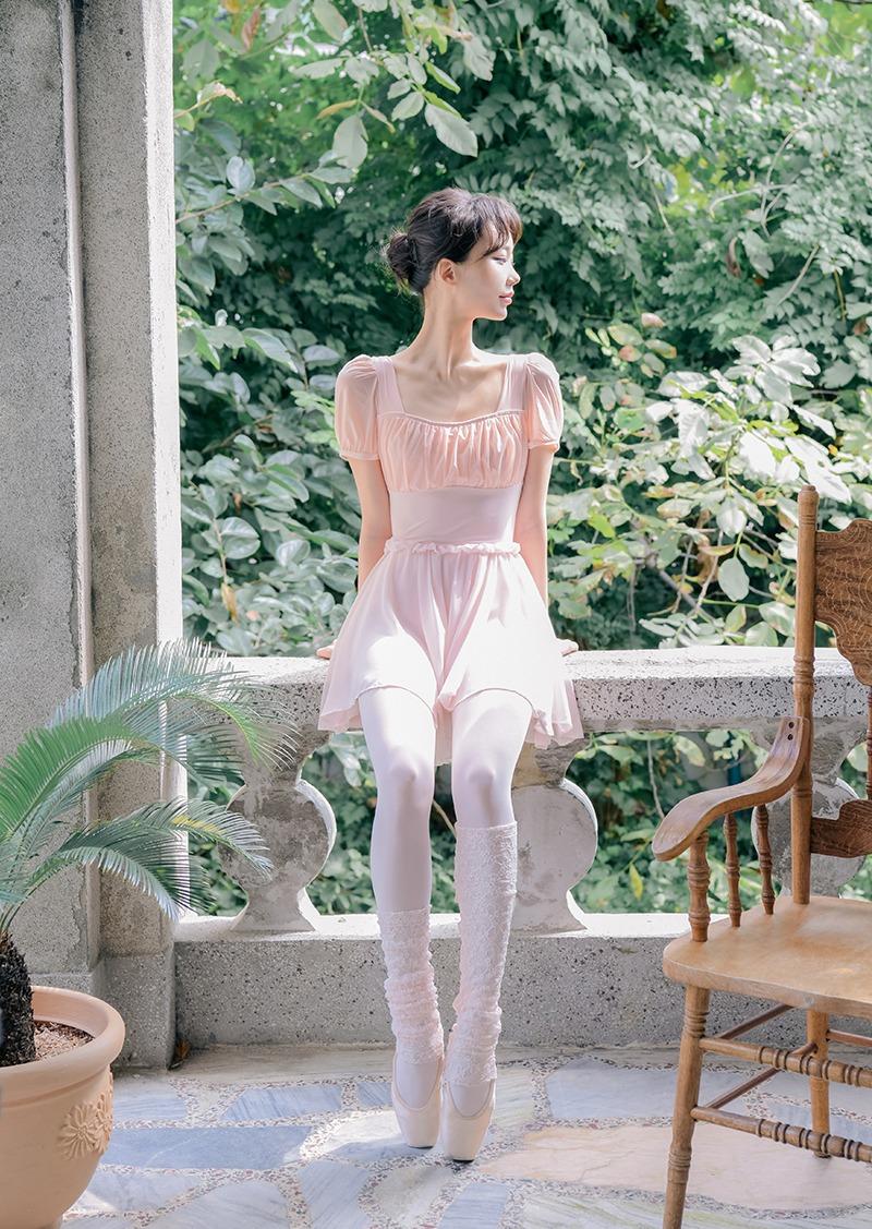 ALLEGANTE LEOTARD - BABYPINK