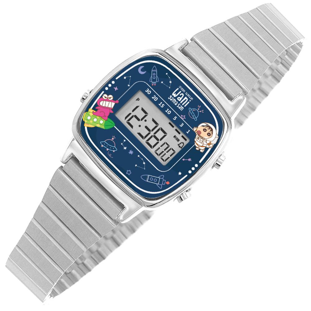 짱구는못말려 짱구 굿즈 워니 신짱구 캐릭터 손목시계-블루