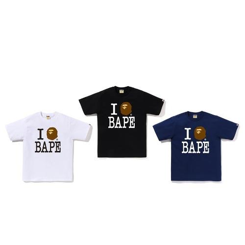베이프 아이 러브 반팔티 I LOVE BAPE TEE