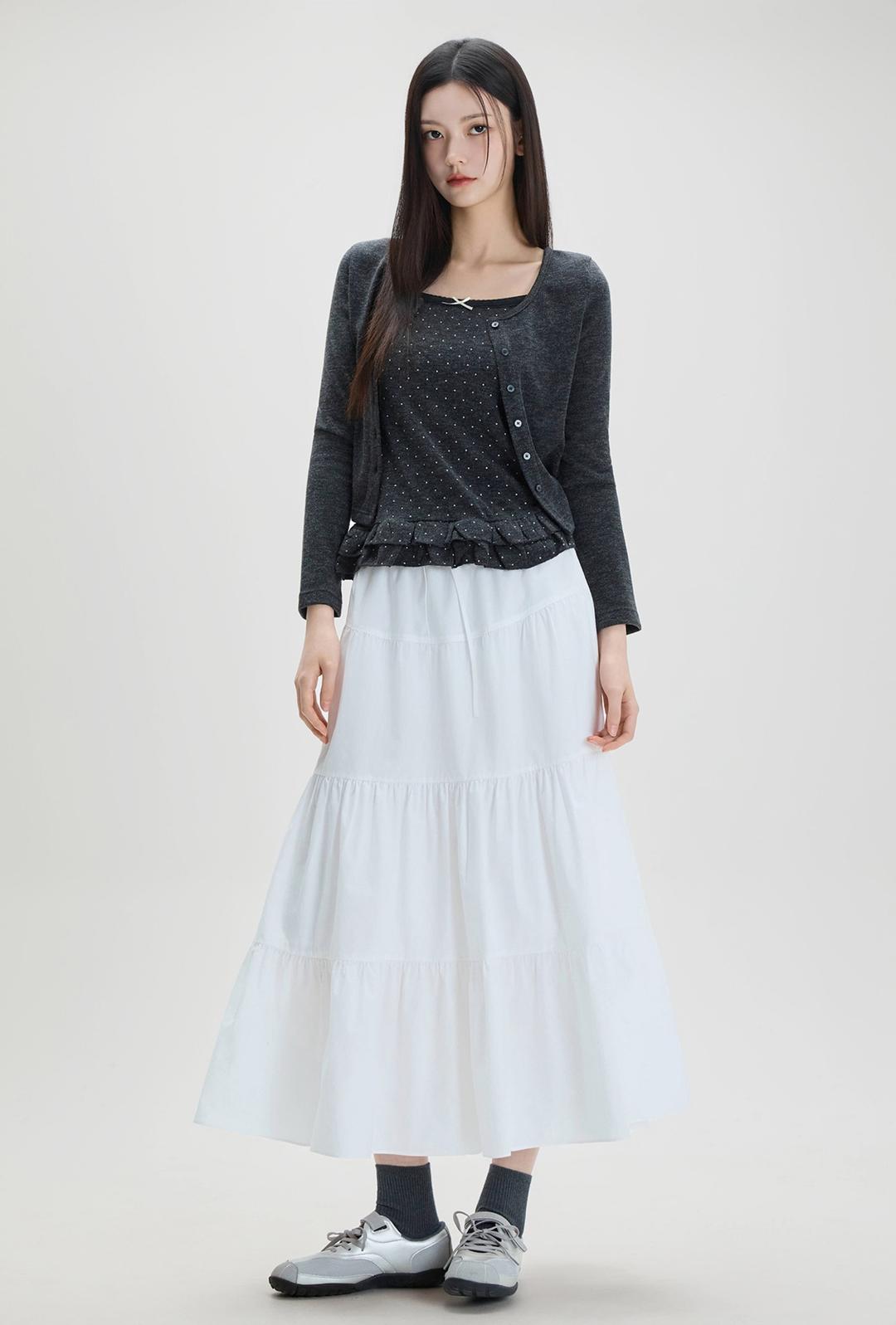 [세트] 도트 나시 가디건 셋업 RE CMG31SS_MIWCMG31QS